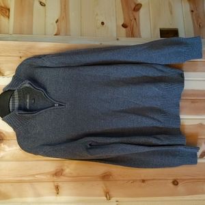 Men's quarter zip mock turtleneck